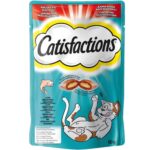 Snack para Gato Júnior e Adulto Salmão Catisfactions emb. 60 gr