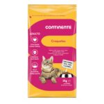 Ração para Gato Adulto Croquetes Frango, Pato, Perú e Legumes Continente emb. 2 kg