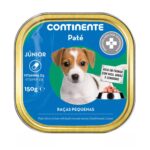 Comida Húmida para Cão Júnior Raças Pequenas Patê Frango e Vaca Terrina Continente emb. 150 gr