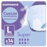 Cuecas Incontinência Sense & Care Super L Continente emb. 14 un