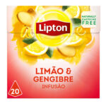 Infusão Limão e Gengibre Pyramid Saquetas Lipton emb. 20 un