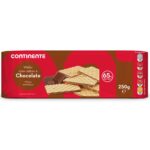 Bolachas Wafers com Recheio de Chocolate Continente emb. 250 gr