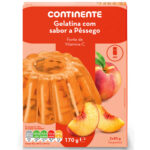 Gelatina em Pó de Pêssego Continente emb. 2 x 85 gr