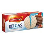 Bolachas Belgas Cobertas com Chocolate Branco Saborosa emb. 198 gr (6 un)