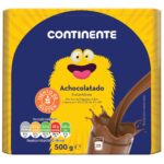 Bebida de Chocolate Solúvel sem Glúten Continente emb. 500 gr