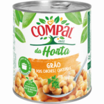 Grão de Bico Cozido sem Glúten Compal da Horta emb. 845 gr (peso escorrido 468 gr)