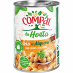 Grão de Bico Cozido sem Glúten Compal da Horta emb. 410 gr (peso escorrido 234 gr)