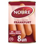 Salsichas Frankfurt Originais Lata 8 un Nobre emb. 350 gr (peso escorrido 200 gr)