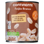 Feijão Branco Cozido Continente emb. 830 gr (peso escorrido 520 gr)