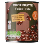 Feijão Preto Cozido Continente emb. 820 gr (peso escorrido 520 gr)