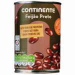 Feijão Preto Cozido Continente emb. 420 gr (peso escorrido 260 gr)