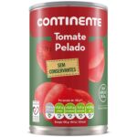 Tomate Pelado Continente emb. 780 gr (peso escorrido 480 gr)