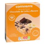 Barras de Cereais Chocolate de Leite e Banana Continente emb. 126 gr (6 un)