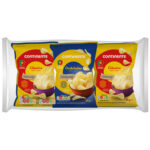 Pack Batata Frita Lisa e Ondulada Continente emb. 6 x 30 gr