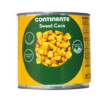 Milho Doce sem Glúten Continente emb. 300 gr (peso escorrido 285 gr)