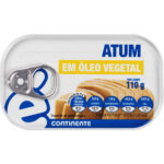 Atum em Óleo Vegetal É Continente emb. 110 gr (peso escorrido 72 gr)