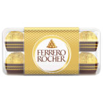 Bombons de Chocolate com Recheio de Creme e Avelã Ferrero Rocher emb. 200 gr